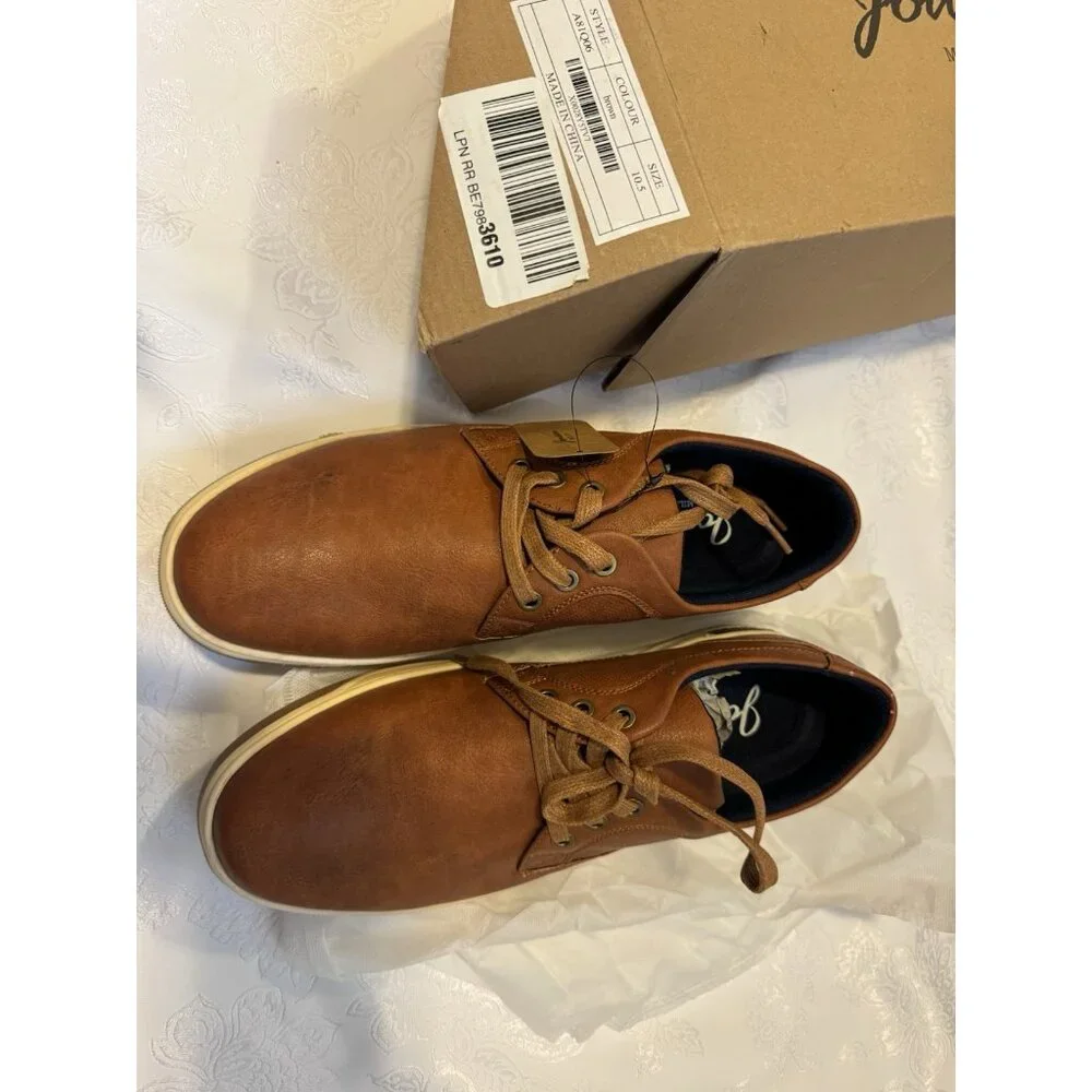 Jousen Milan Mens Brown Lace Up Dress Shoes Men’s Size 10.5 NEW